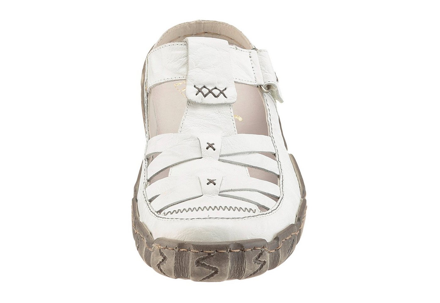 Rieker Clog Sabot, Sommerschuh, Schlappen, Hausschuh mit Ziernähten – Bild 4 von 5
