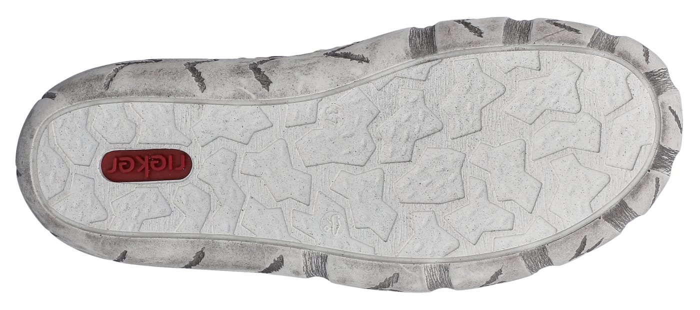 Rieker Clog Sabot, Sommerschuh, Schlappen, Hausschuh mit Ziernähten – Bild 3 von 5