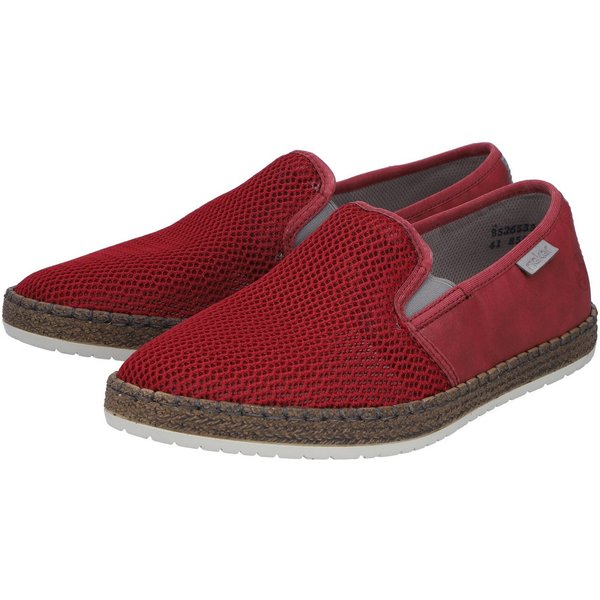 Rieker Espadrille Sommerschuh, Slipper, Freizeitschuh im Materialmix
