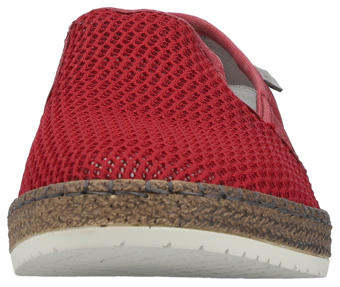 Rieker Espadrille Sommerschuh, Slipper, Freizeitschuh im Materialmix – Bild 4 von 5