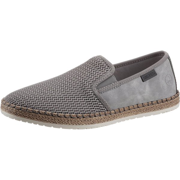 Rieker Espadrille Sommerschuh, Slipper, Freizeitschuh im Materialmix