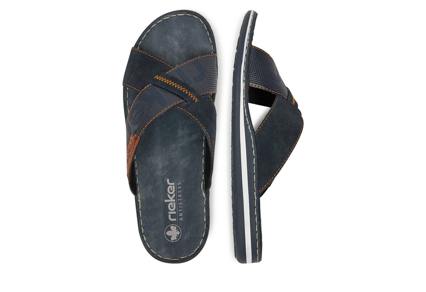 Rieker Rieker Herren-Flip-Flops, Marineblau, 21098-14 Badepantolette – Bild 4 von 4