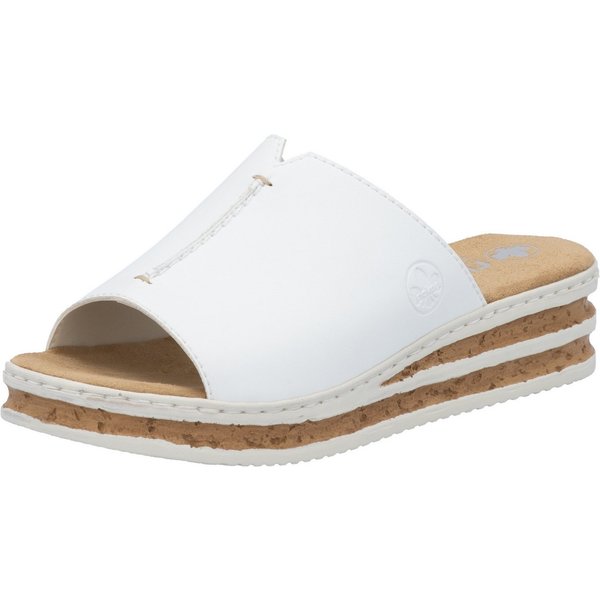 Rieker Keilpantolette, Sommerschuh, Hausschuh, Keilabsatz, zum Schlupfen