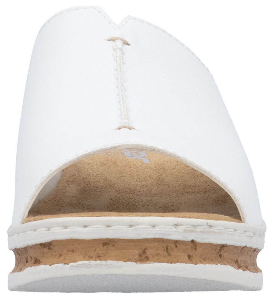 Rieker Keilpantolette, Sommerschuh, Hausschuh, Keilabsatz, zum Schlupfen – Bild 4 von 5