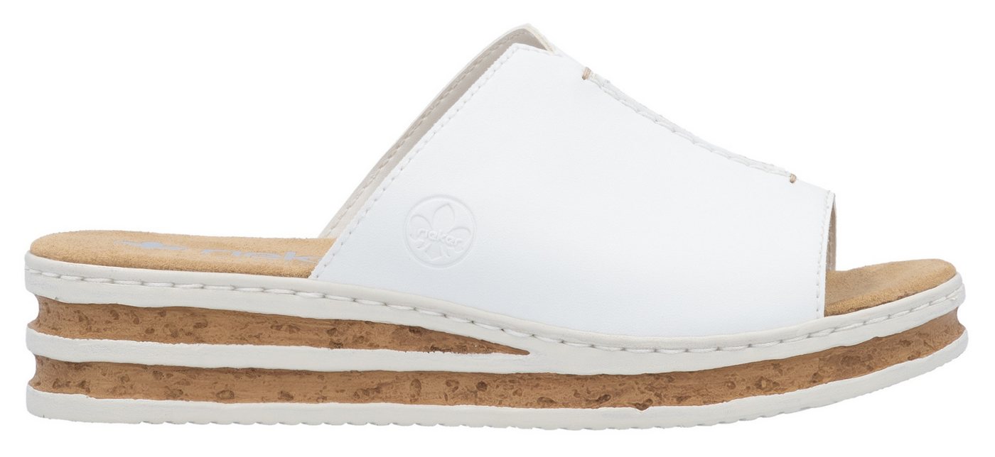 Rieker Keilpantolette, Sommerschuh, Hausschuh, Keilabsatz, zum Schlupfen – Bild 5 von 5