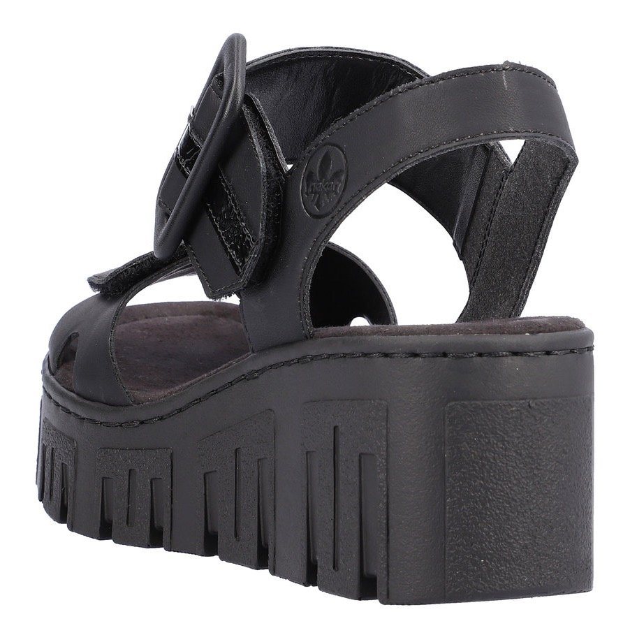 Rieker Keilsandalette, Sommerschuh, Sandale, Keilabsatz, mit Plateau – Bild 2 von 5