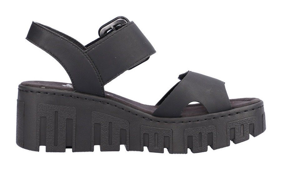 Rieker Keilsandalette, Sommerschuh, Sandale, Keilabsatz, mit Plateau – Bild 4 von 5