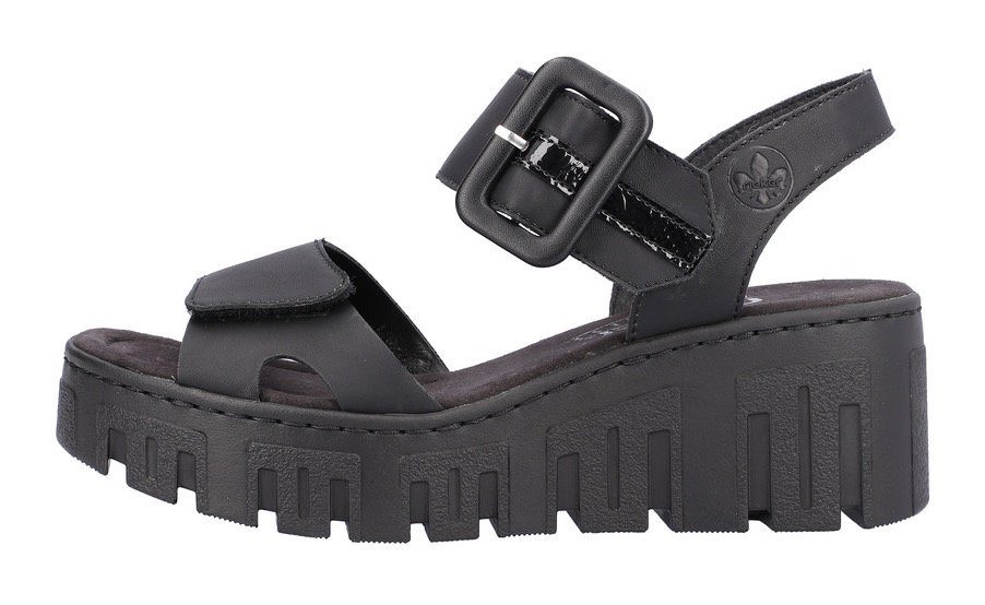 Rieker Keilsandalette, Sommerschuh, Sandale, Keilabsatz, mit Plateau – Bild 5 von 5