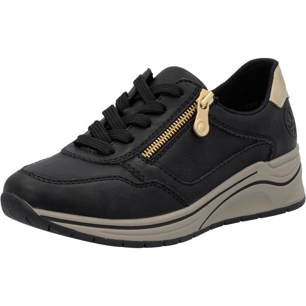 Rieker Keilsneaker, Halbschuh, Schnürschuh, Freizeitschuh mit Soft-Einlage