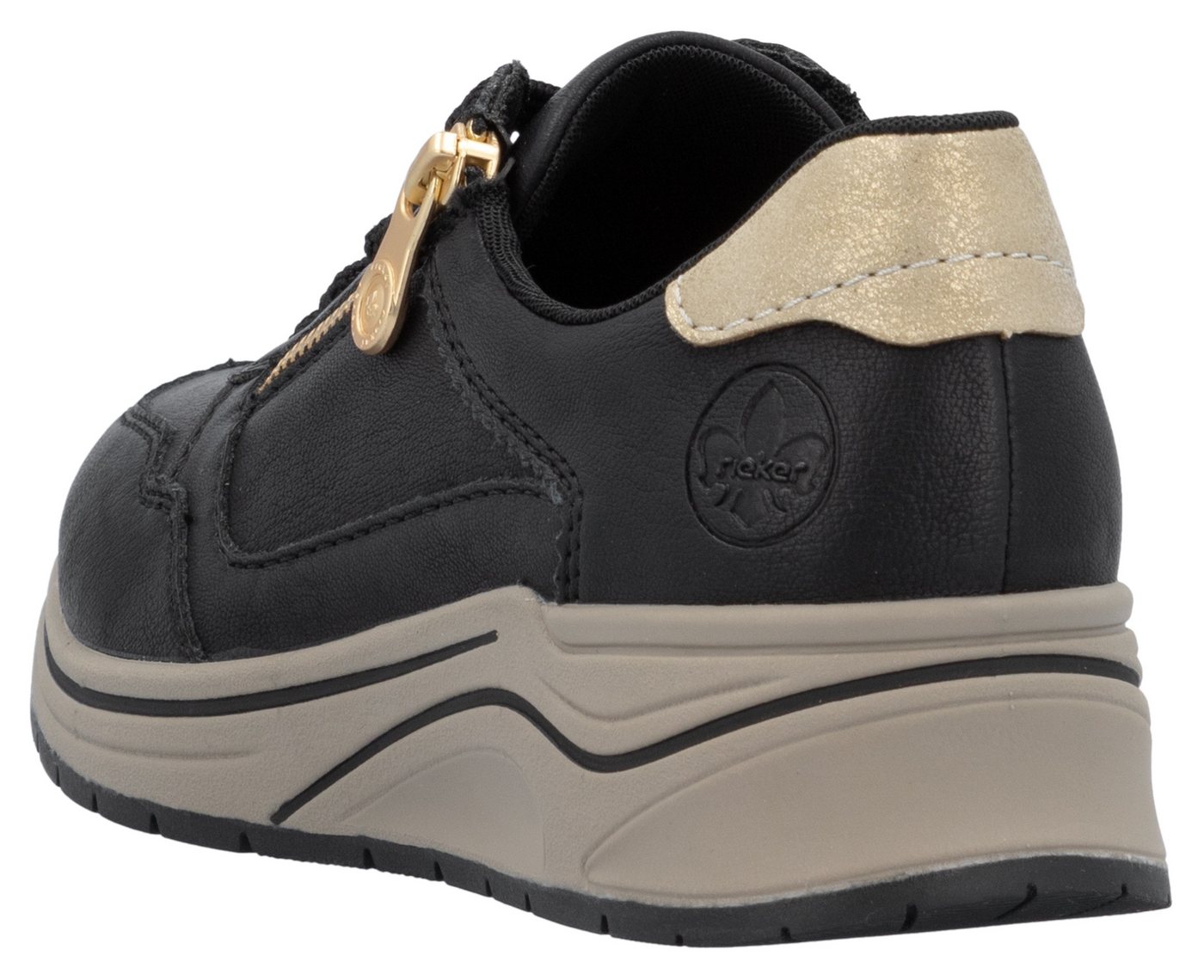 Rieker Keilsneaker, Halbschuh, Schnürschuh, Freizeitschuh mit Soft-Einlage – Bild 2 von 5
