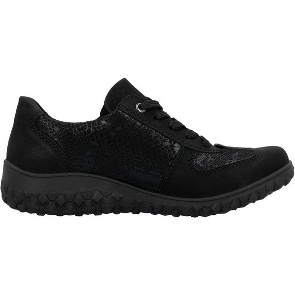 Rieker Keilsneaker Schnürschuh, Halbschuh, Freizeitsneaker mit Reißverschluss