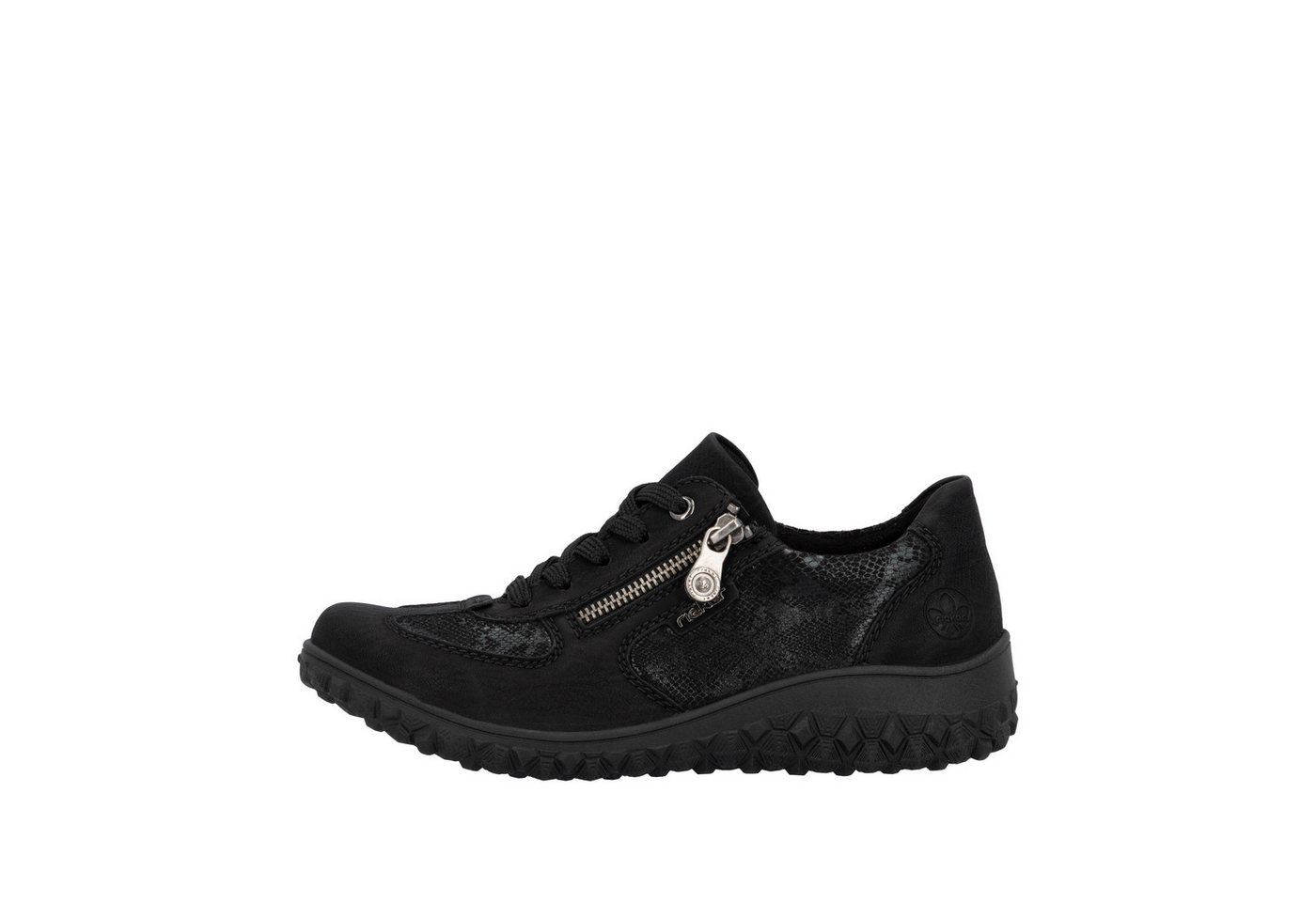 Rieker Keilsneaker Schnürschuh, Halbschuh, Freizeitsneaker mit Reißverschluss – Bild 5 von 5