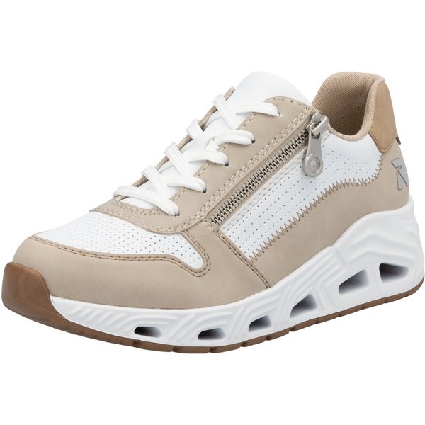 Rieker Keilsneaker Schnürschuh, Halbschuh, Freizeitsneaker mit Reißverschluss