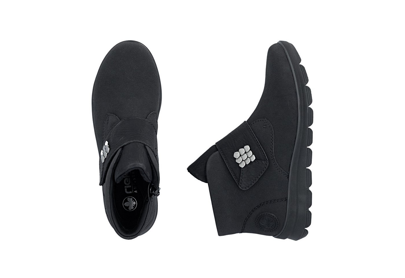 Rieker Klettboot Stiefelette, Boots mit Klettriegel – Bild 2 von 5