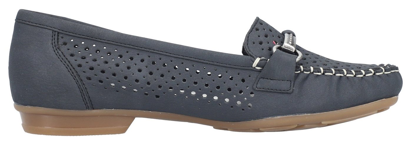 Rieker Mokassin Slipper, Sommerschuh mit toller Schmuckspange – Bild 5 von 5