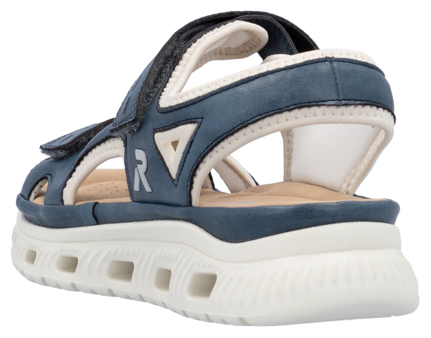 Rieker Outdoorsandale Sandale, Sommerschuh, Sandalette, Plateauabsatz, mit Klettverschlüssen – Bild 3 von 5