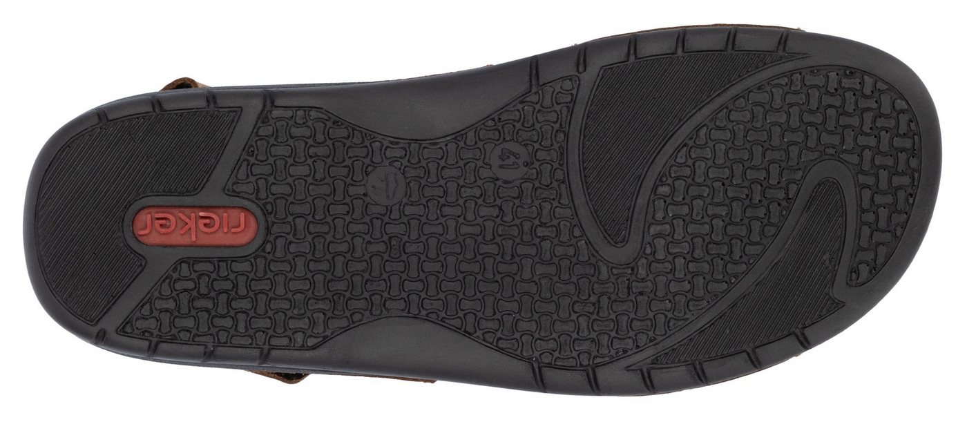 Rieker Pantolette Hausschuh, Sommerschuh, Urlaubschuh mit dezentem Logoschriftzug – Bild 3 von 5