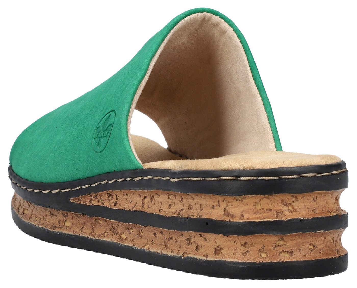 Rieker Pantolette Keilabsatz, Sommerschuh, modische Keilsohle – Bild 5 von 5