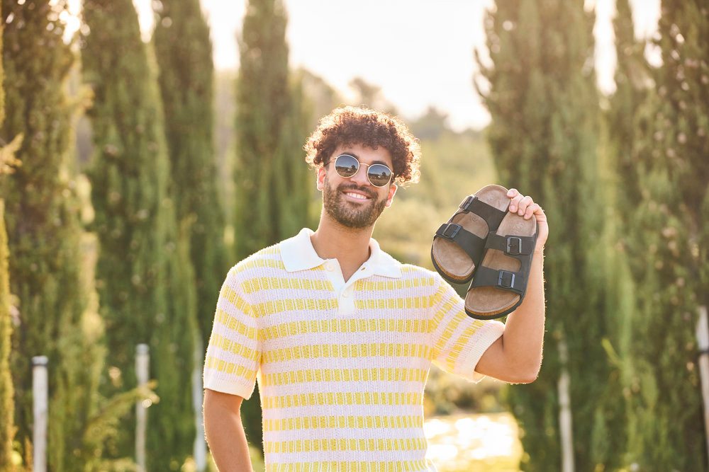 Rieker Pantolette Sommerschuh, Strandschuh, Hausschuh mit bequemem Fußbett – Bild 3 von 5