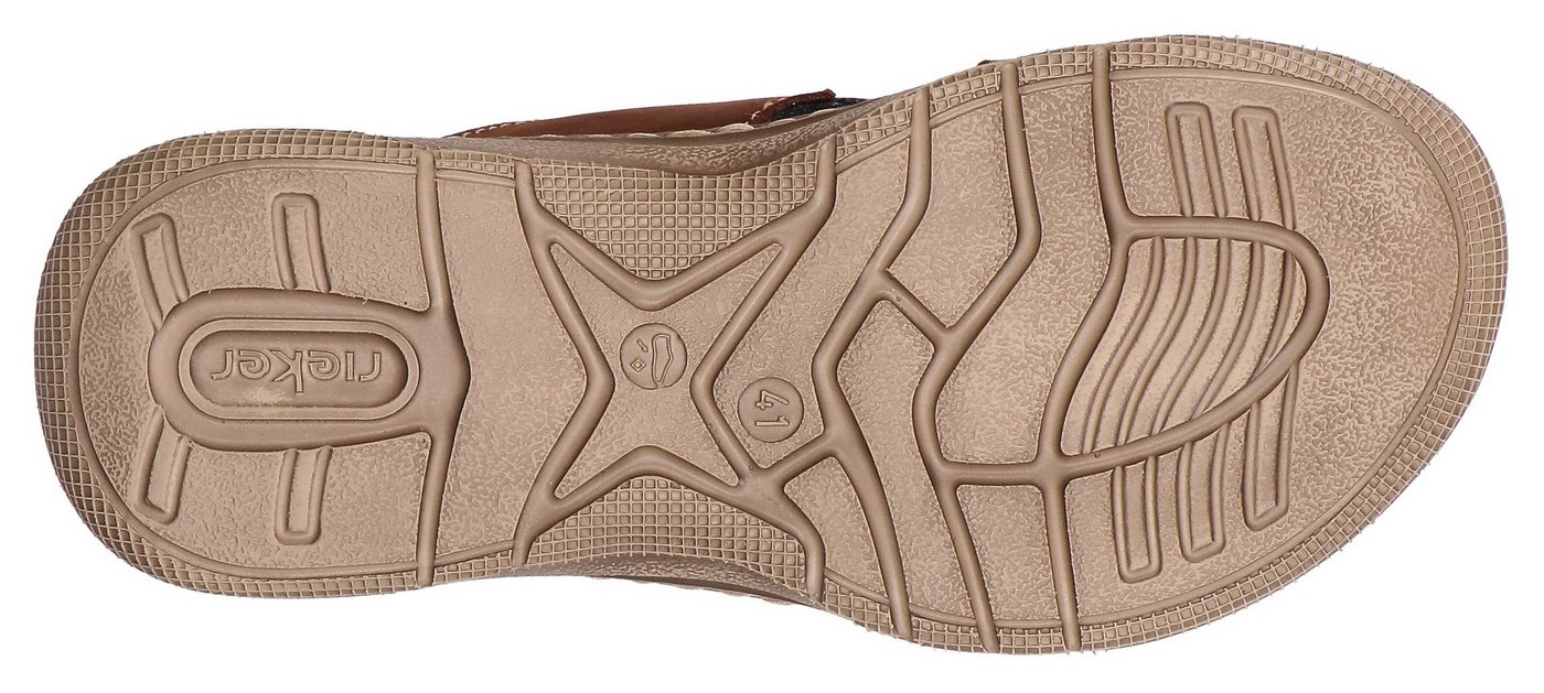 Rieker Pantolette Sommerschuh, Strandschuh, Urlaubsschuh mit Kreuzbandage – Bild 3 von 5