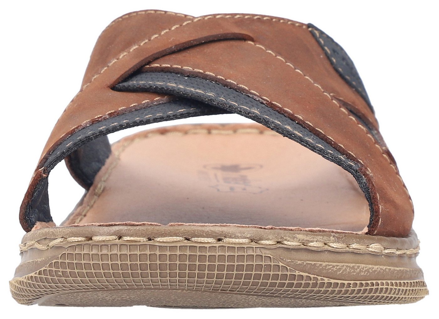 Rieker Pantolette Sommerschuh, Strandschuh, Urlaubsschuh mit Kreuzbandage – Bild 4 von 5