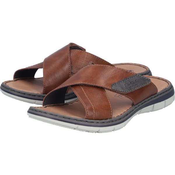 Rieker Pantolette Sommerschuh, Strandschuh, Urlaubsschuh mit weicher Innensohle