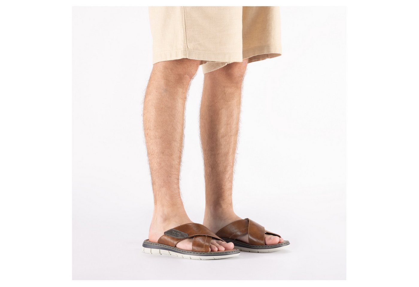Rieker Pantolette Sommerschuh, Strandschuh, Urlaubsschuh mit weicher Innensohle – Bild 2 von 5