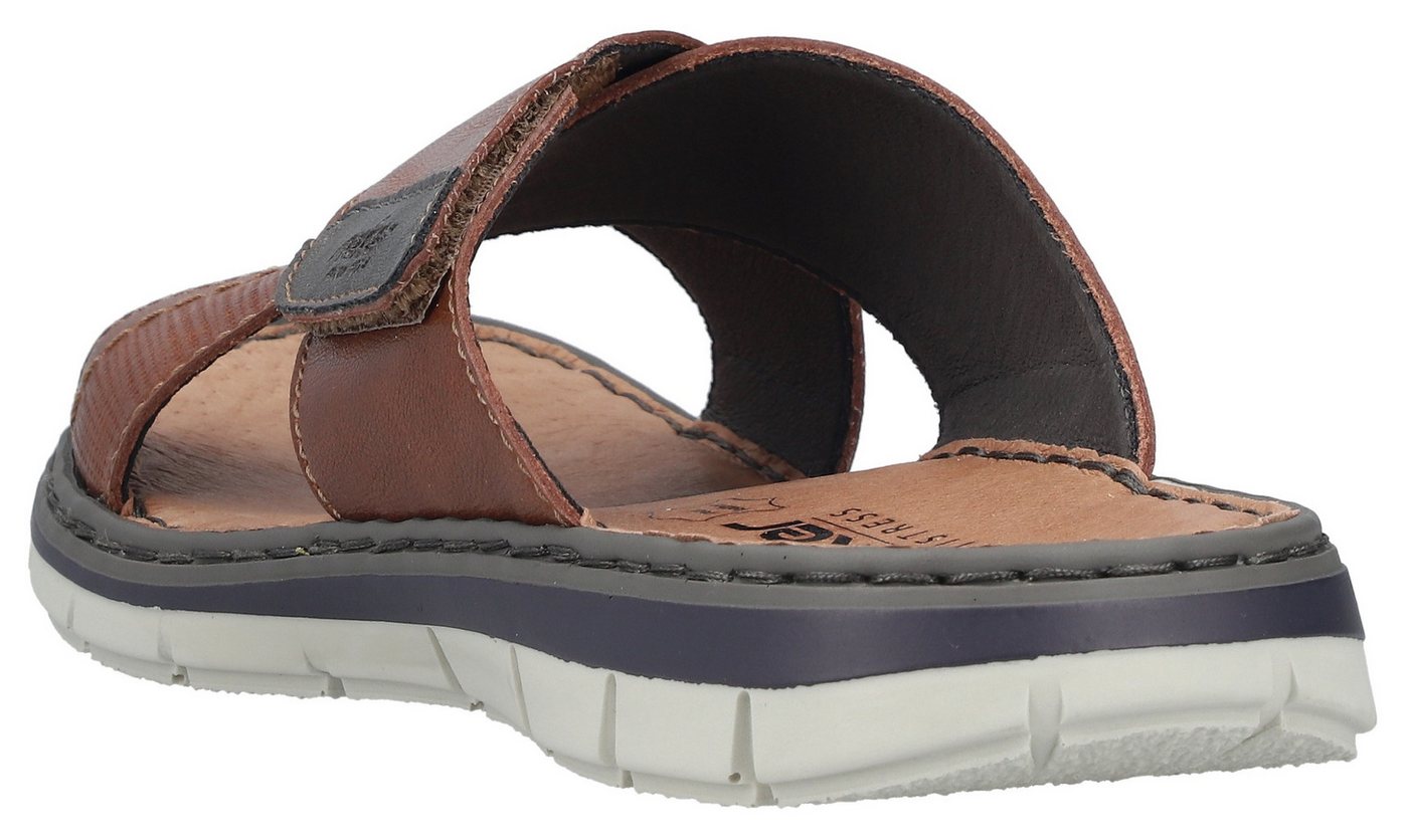 Rieker Pantolette Sommerschuh, Strandschuh, Urlaubsschuh mit weicher Innensohle – Bild 4 von 5