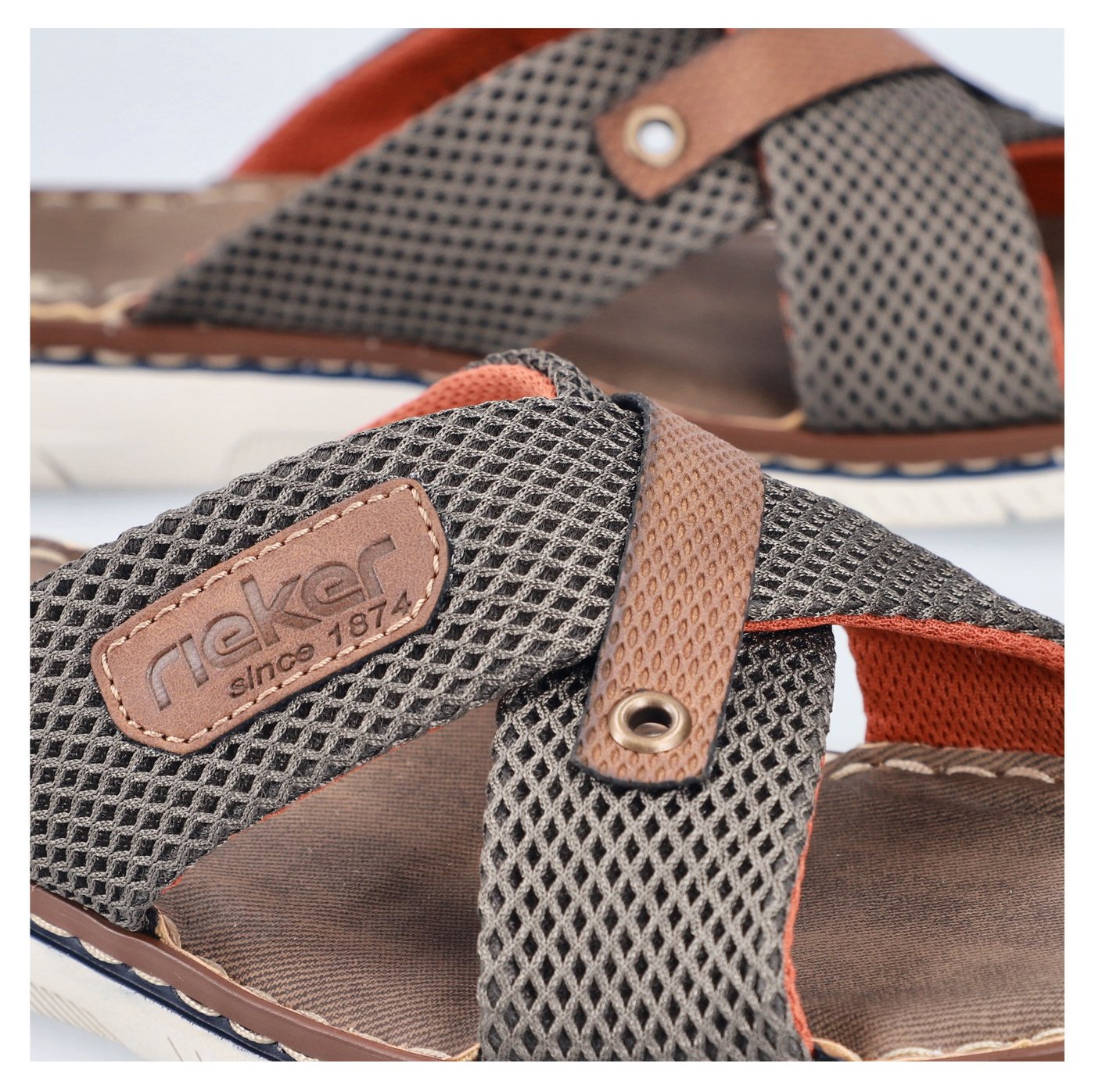 Rieker Pantolette Sommerschuh, Hausschuh, Strandschuh zum Schlupfen – Bild 2 von 5