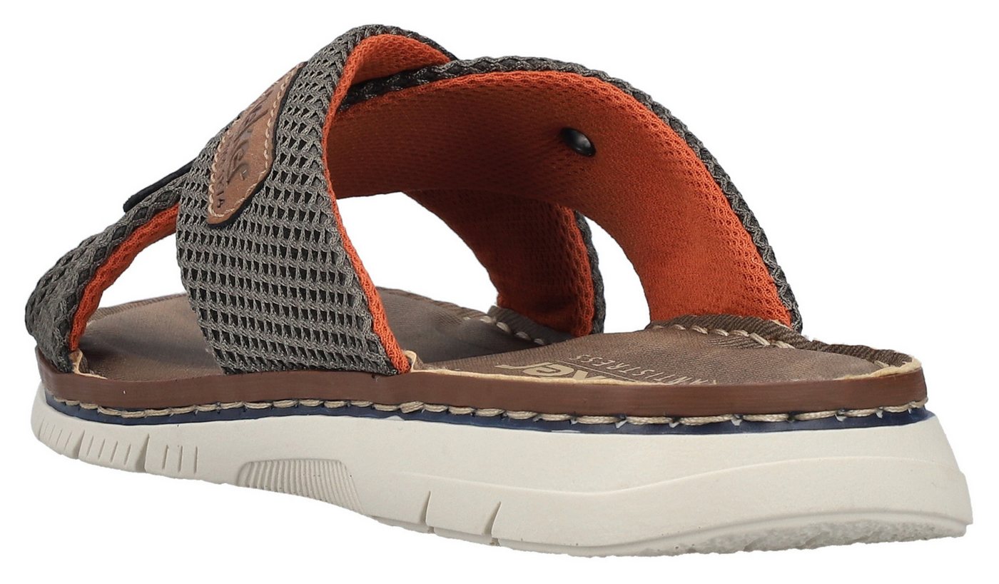 Rieker Pantolette Sommerschuh, Hausschuh, Strandschuh zum Schlupfen – Bild 3 von 5