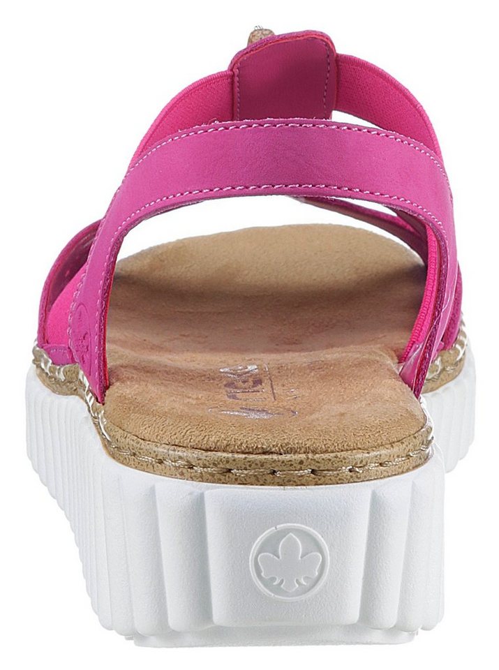 Rieker Plateausandale, Sommerschuh, Sandalette, Plateauabsatz, mit weicher Innensohle – Bild 2 von 5
