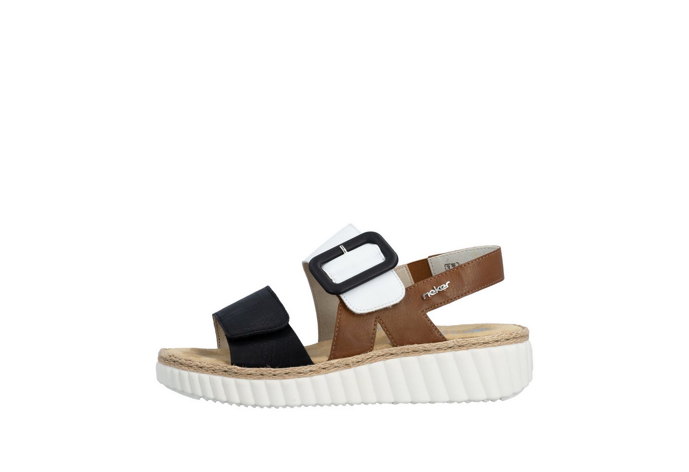 Rieker Plateausandale Sommerschuh, Sandalette, Keilabsatz, in bequemer Form – Bild 4 von 5