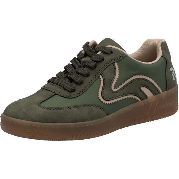 Rieker Plateausneaker, Freizeitschuh, Halbschuh, Schnürschuh in veganer Verarbeitung