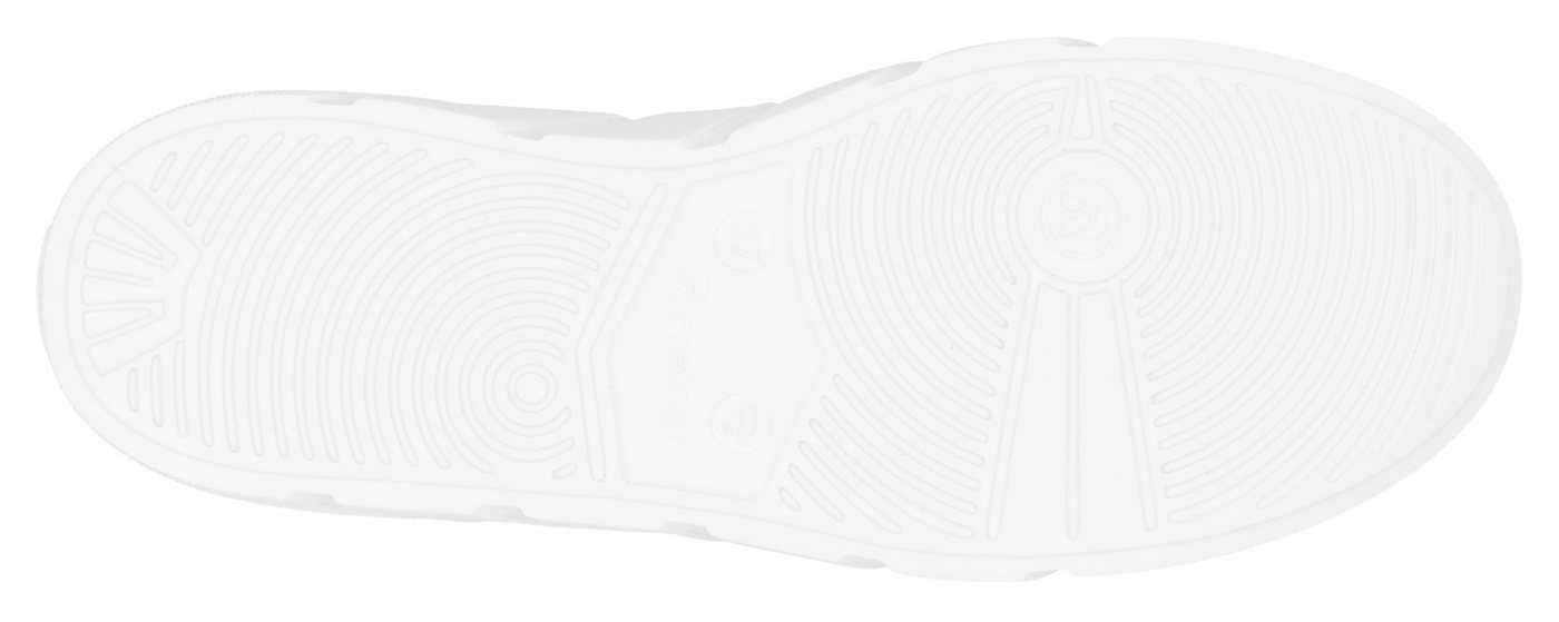 Rieker Plateausneaker, Freizeitschuh, Halbschuh, Schnürschuh mit seitlicher Perforation – Bild 4 von 5