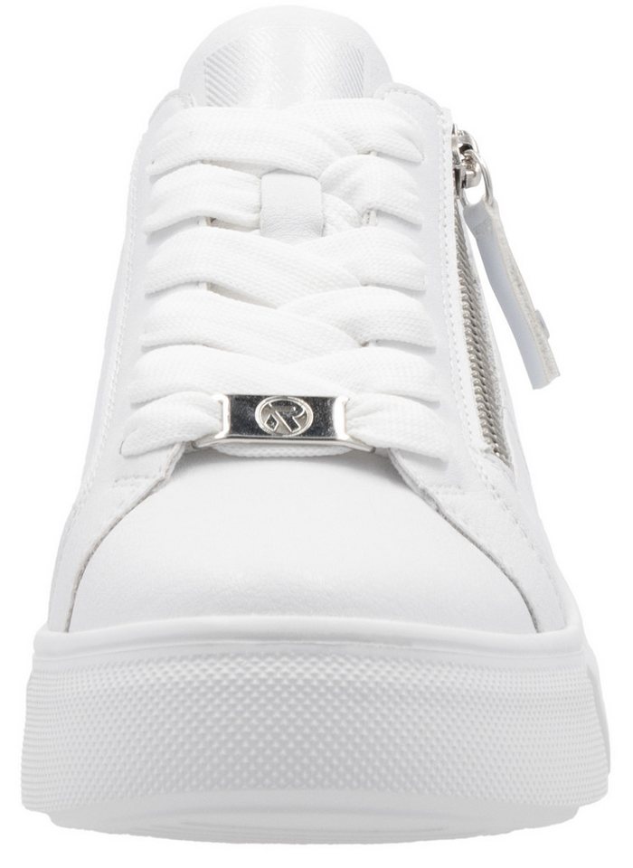 Rieker Plateausneaker, Freizeitschuh, Halbschuh, Schnürschuh mit seitlicher Perforation – Bild 5 von 5