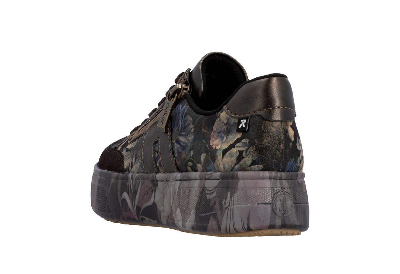 Rieker Plateausneaker Freizeitschuh, Halbschuh, Trend-Sneaker mit seitlichem Reißverschluss – Bild 2 von 5