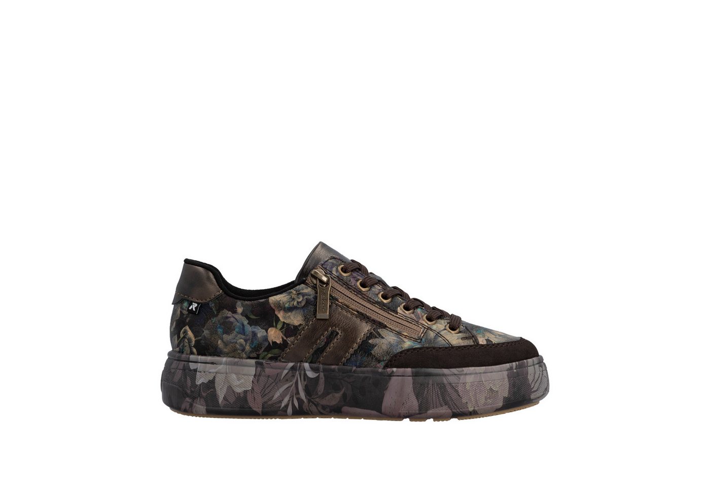 Rieker Plateausneaker Freizeitschuh, Halbschuh, Trend-Sneaker mit seitlichem Reißverschluss – Bild 5 von 5