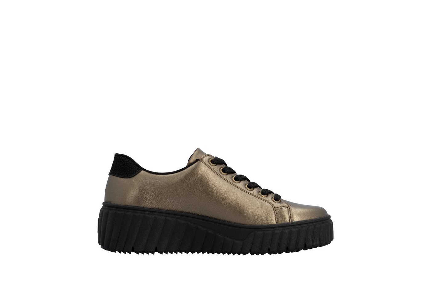 Rieker Plateausneaker Freizeitschuh, Halbschuh, Schnürschuh mit Plateausohle – Bild 5 von 5