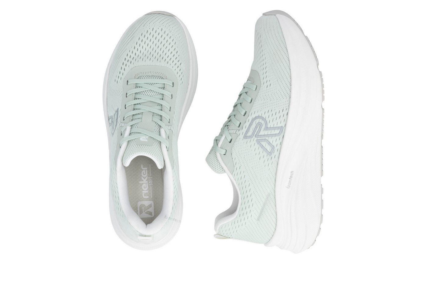 Rieker Plateausneaker Freizeitschuh, Halbschuh, Schnürer mit leichter Laufsohle – Bild 3 von 5