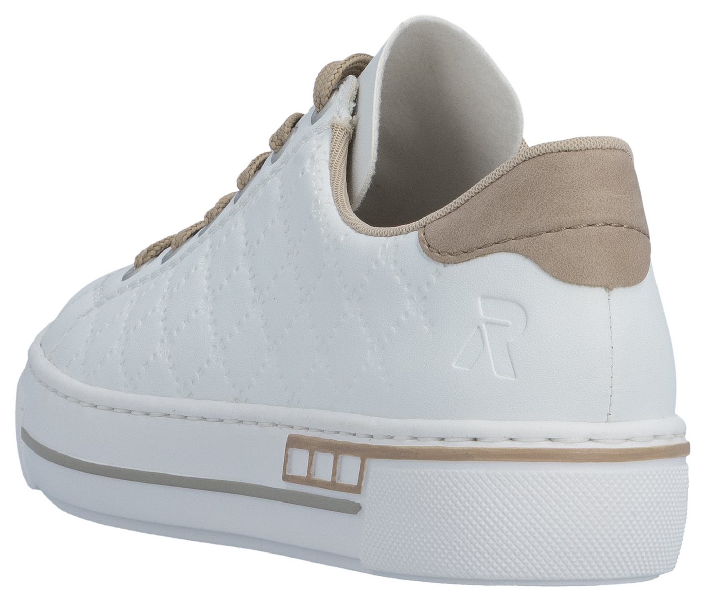Rieker Plateausneaker harmonischen Kontrastdetails, Freizeitschuh, Halbschuh, Schnürschuh – Bild 3 von 5