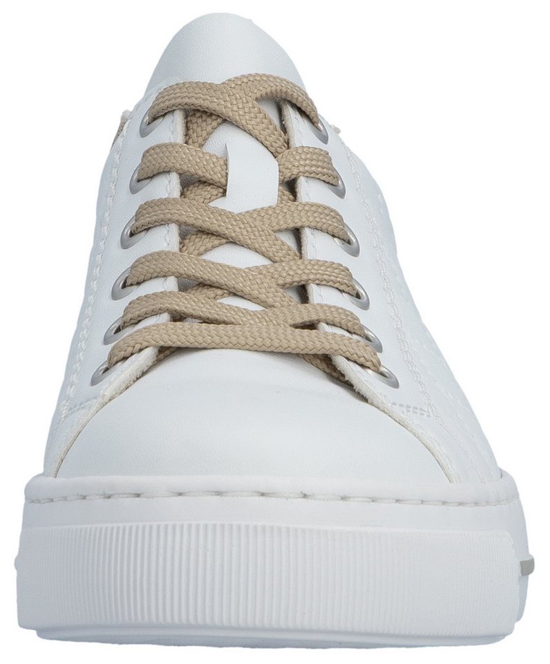 Rieker Plateausneaker harmonischen Kontrastdetails, Freizeitschuh, Halbschuh, Schnürschuh – Bild 5 von 5