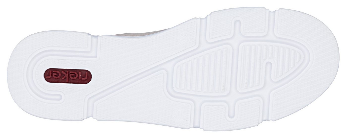 Rieker Plateausneaker, Freizeitschuh, Halbschuh, Schnürschuh mit Reißverschluss – Bild 4 von 5