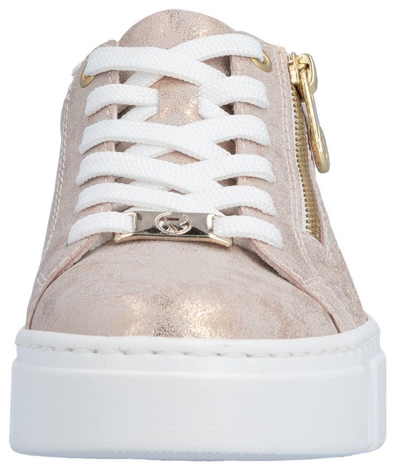 Rieker Plateausneaker, Freizeitschuh, Halbschuh, Schnürschuh mit Reißverschluss – Bild 5 von 5