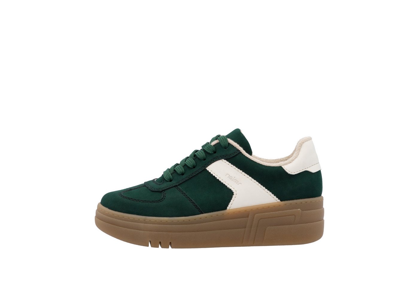 Rieker Plateausneaker Retro-Sneaker, Basket-Sneaker, Schnürer mit softem Schaftrand – Bild 3 von 5