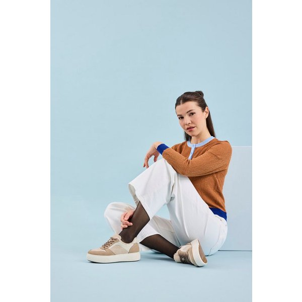 Rieker Plateausneaker Retro-Sneaker, Schnürschuh, Halbschuh mit Teddyfutter