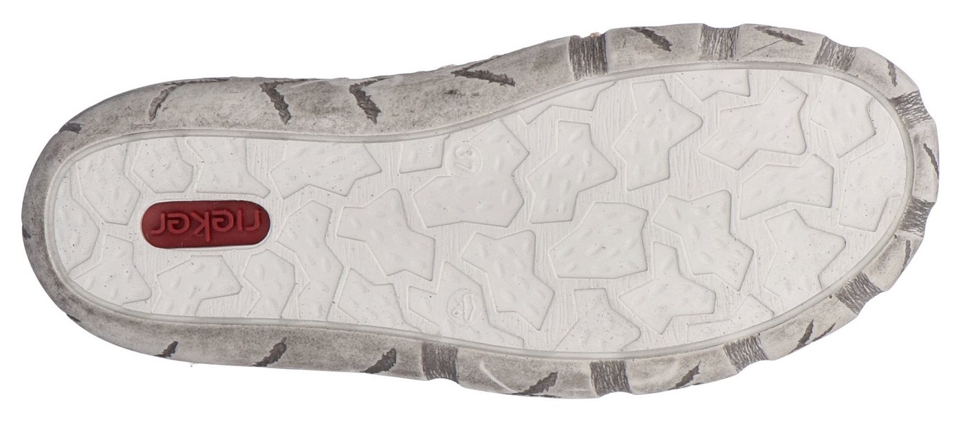Rieker Plateausneaker Schlupfschuh, Halbschuh, Freizeitsneaker mit Gummizug – Bild 5 von 5