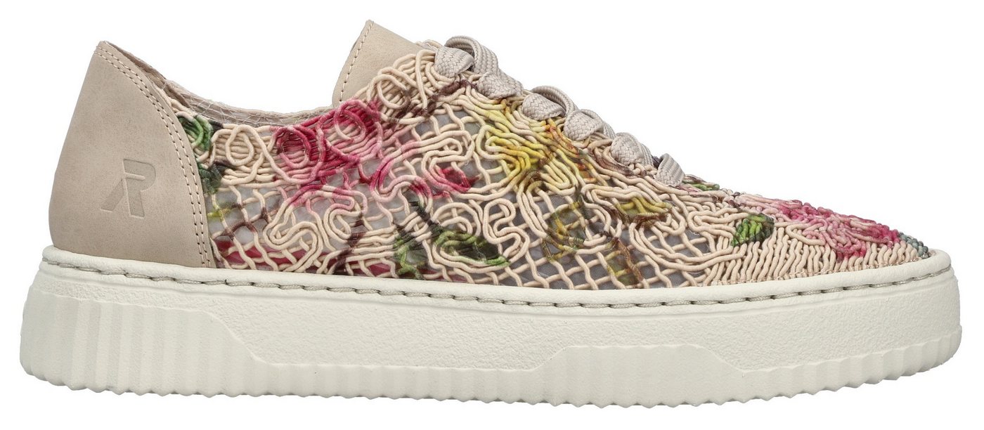Rieker Plateausneaker Schnürschuh, Halbschuh in veganer Verarbeitung – Bild 3 von 5