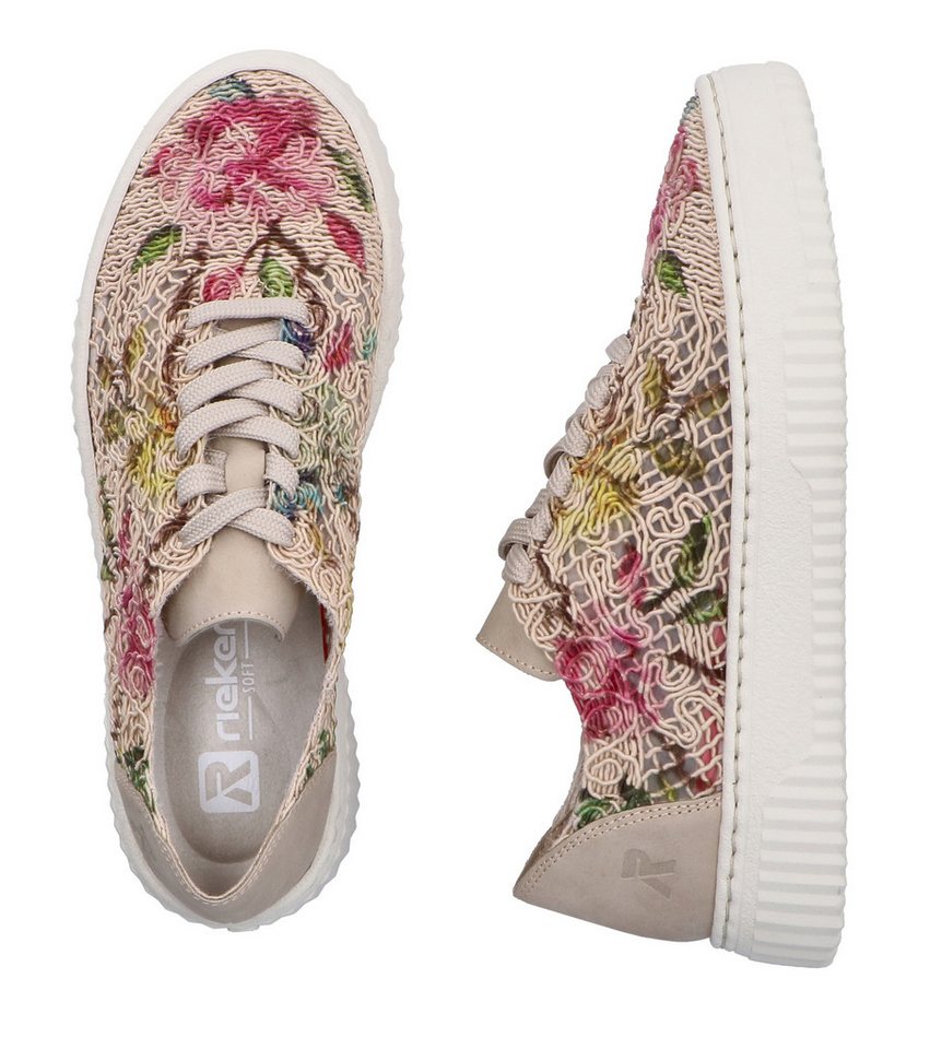 Rieker Plateausneaker Schnürschuh, Halbschuh in veganer Verarbeitung – Bild 4 von 5