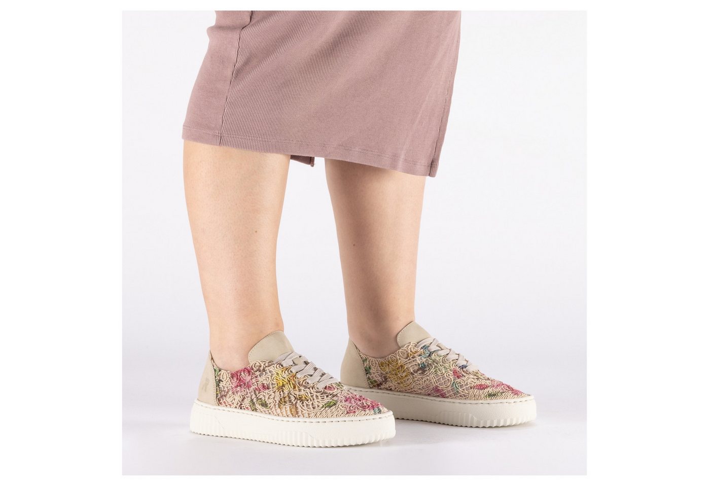 Rieker Plateausneaker Schnürschuh, Halbschuh in veganer Verarbeitung – Bild 5 von 5