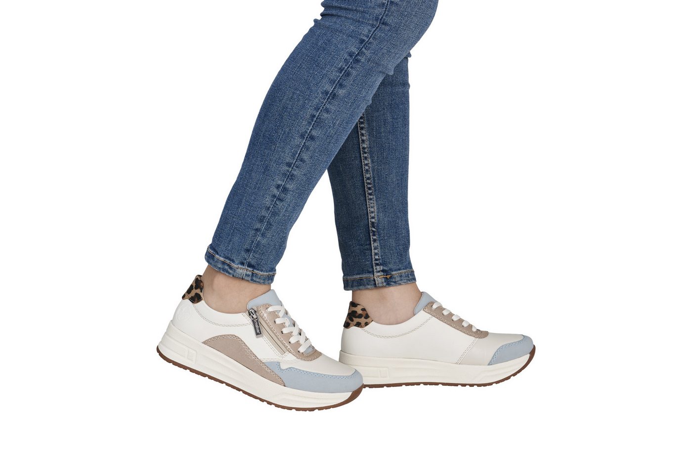 Rieker Plateausneaker Schnürschuh, Halbschuh, Freizeitschuh mit Soft-Einlage – Bild 4 von 5